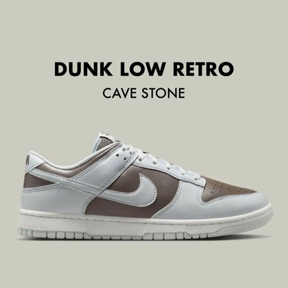 Nike Dunk Low Retro Cave Stone HF5441 202 Men's Shoes Sneakers - Picture 1 of 9